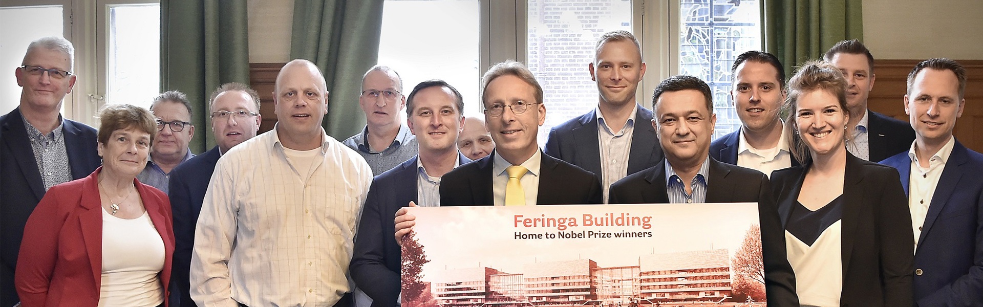 Feringa Building Rug Contractondertekening bouw Feringa Building | Ballast Nedam